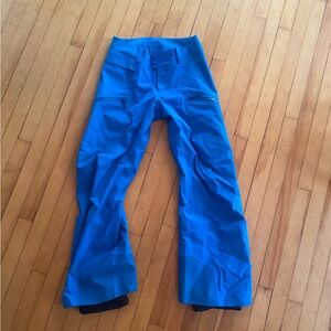 Arcteryx sentinel Womans ski pants shell lightweight blue